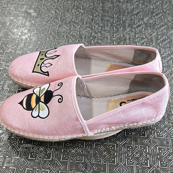🐢 Circus by Sam Edelman Leni Queen Bee Espadrilles Flats Size 10 - Picture 6 of 9